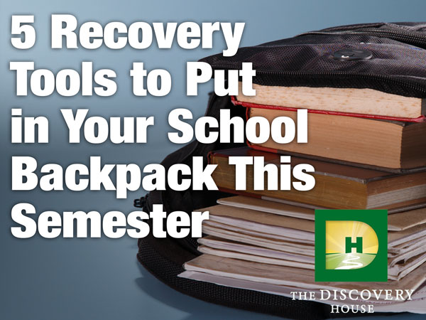 5 Recovery Tools to Put in Your School Backpack This Semester