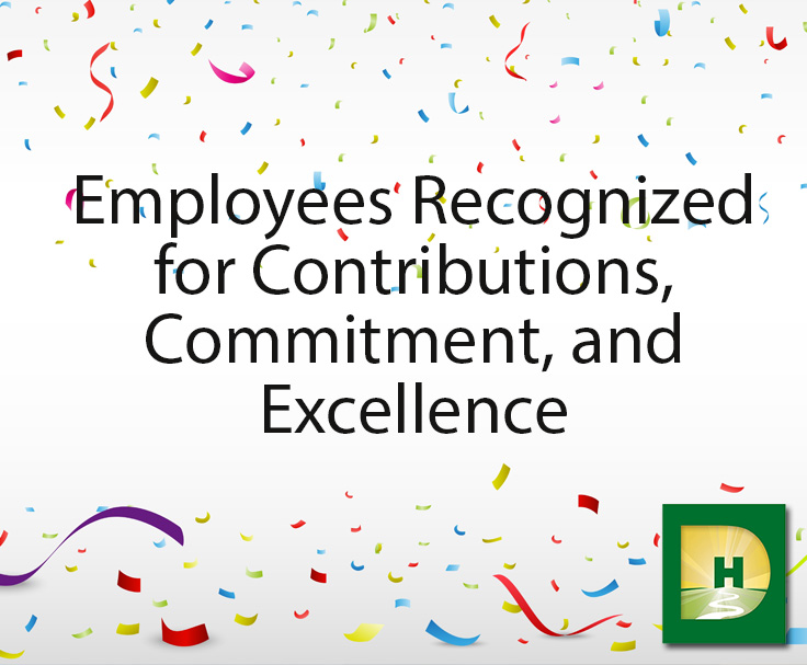 Employees Recognized For Contributions Commitment and Excellence